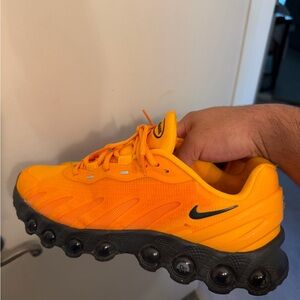 Nike Bright Orange Sneakers with Black Sole